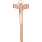 Floral Pearl Ring