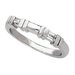 Baguette Accented Engagement Ring or Band