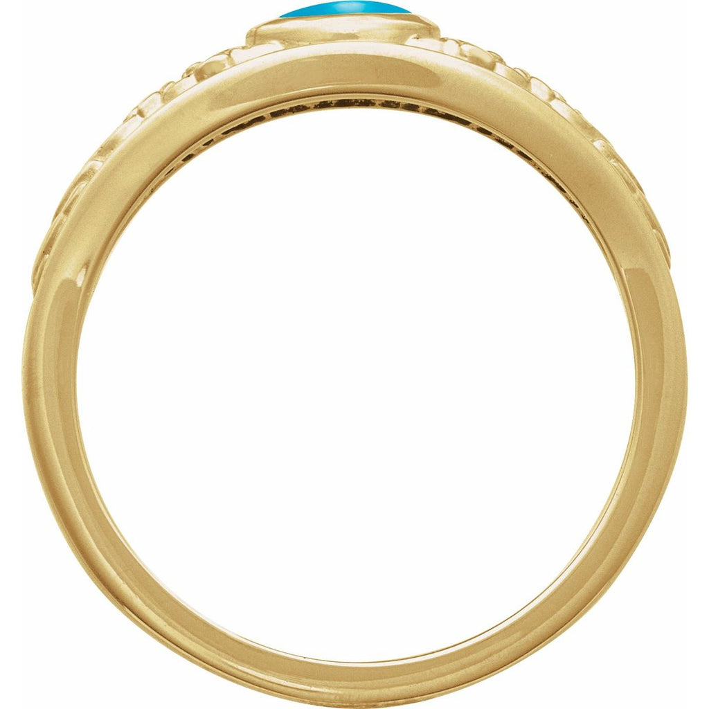 Floral Cabochon Ring