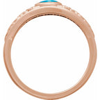 Floral Cabochon Ring