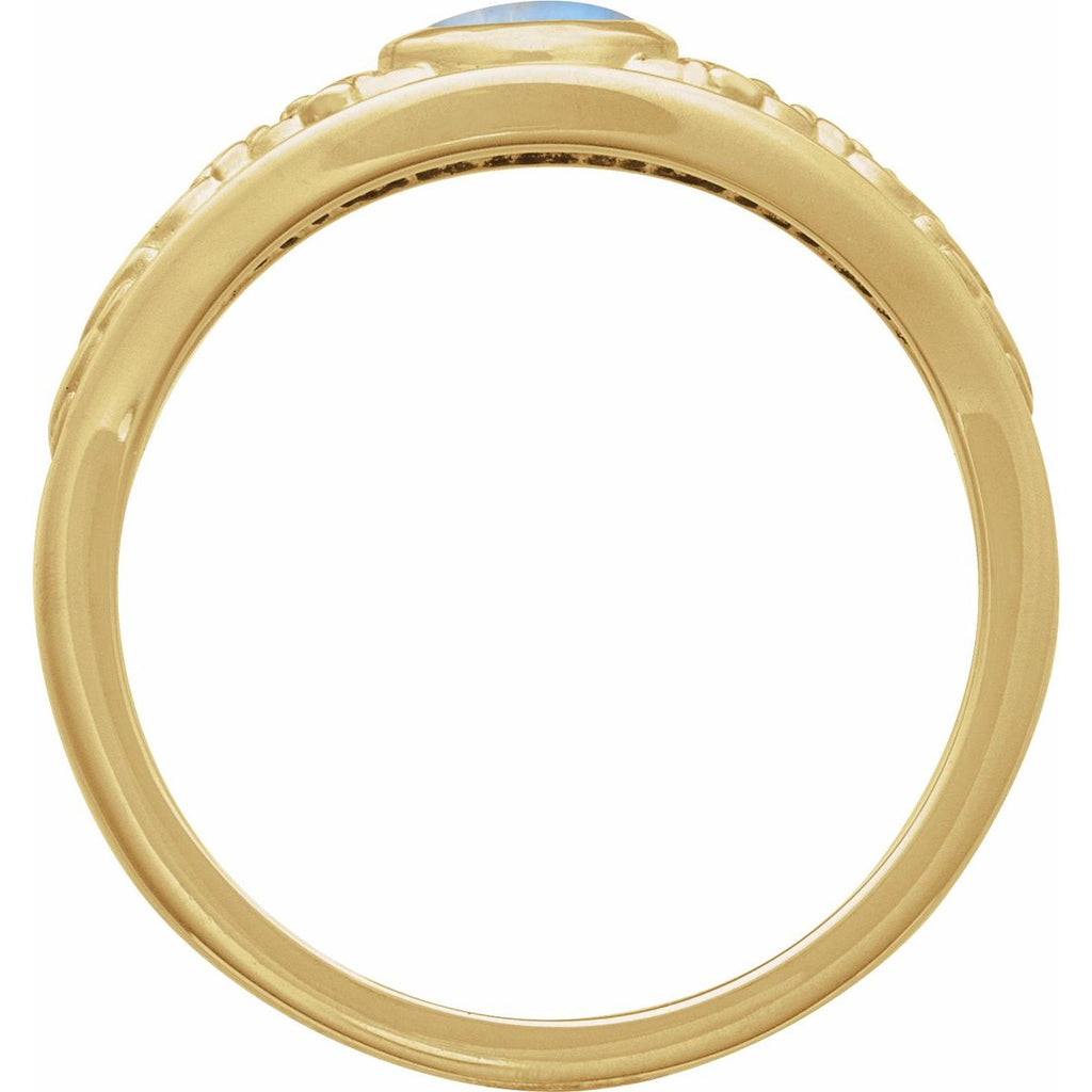 Floral Cabochon Ring