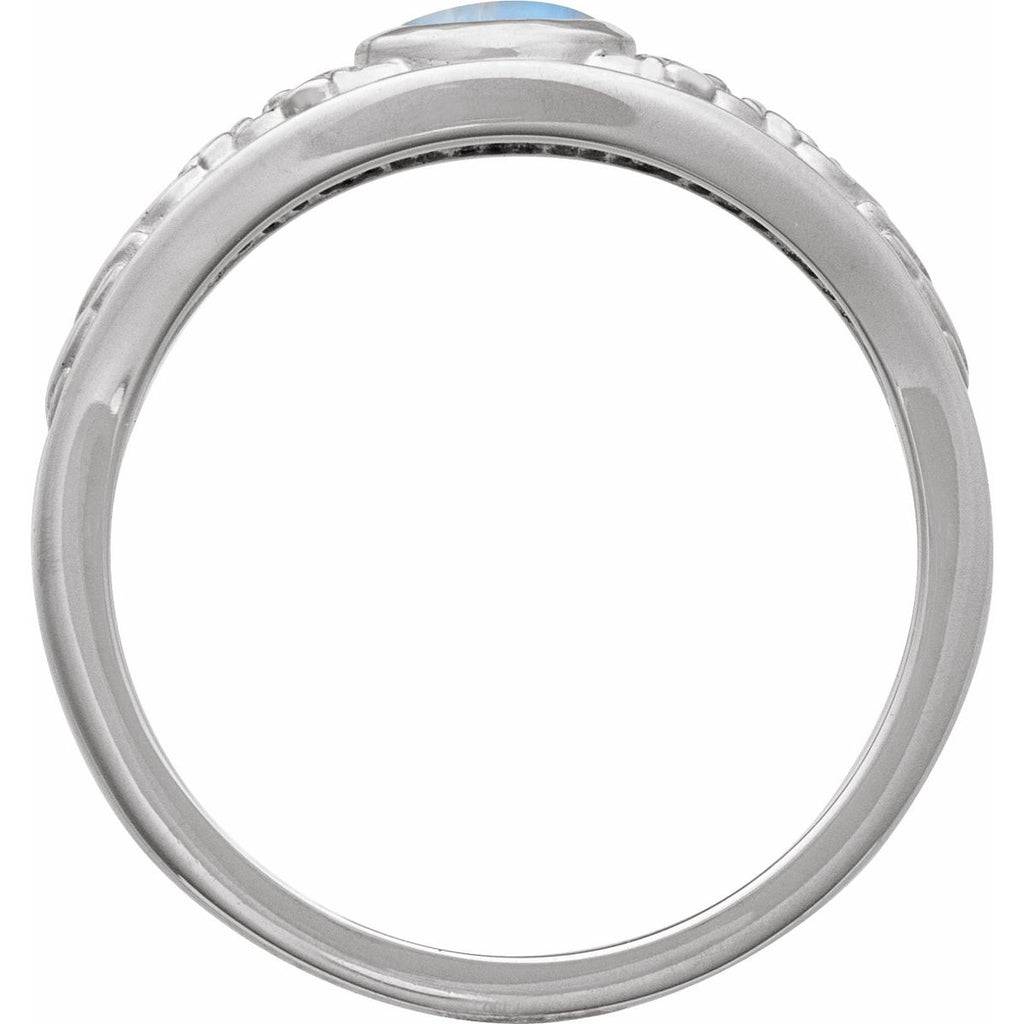 Floral Cabochon Ring