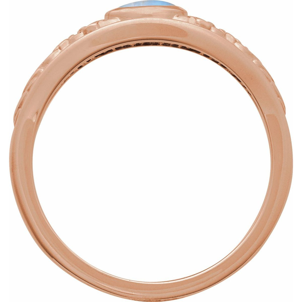 Floral Cabochon Ring