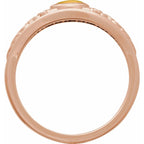 Floral Cabochon Ring