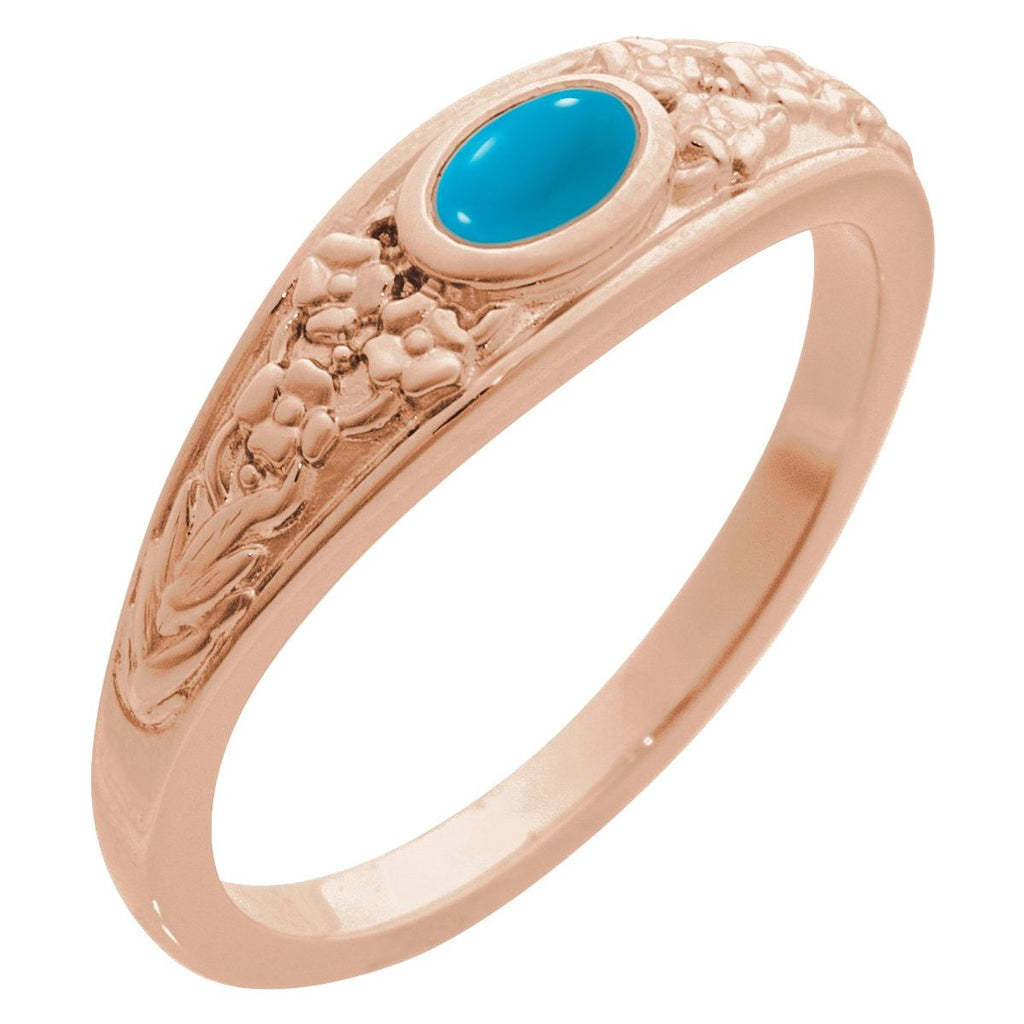 Floral Cabochon Ring