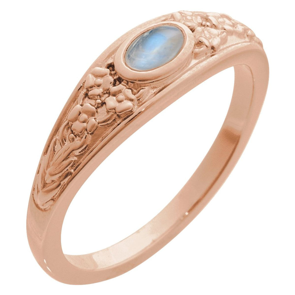 Floral Cabochon Ring