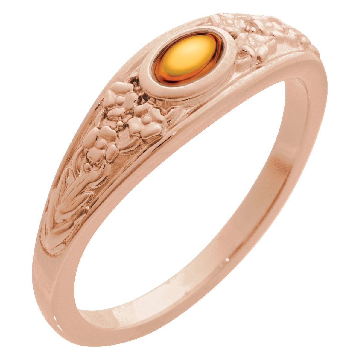 Floral Cabochon Ring