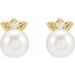 Floral Pearl Earrings