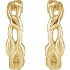 Nature Hoop Earrings