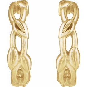 Nature Hoop Earrings