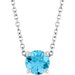 Solitaire Slide Necklace or Pendant