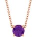 Solitaire Slide Necklace or Pendant