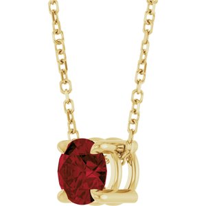 Solitaire Slide Necklace or Pendant