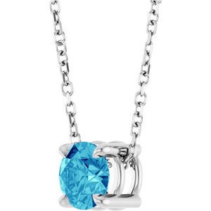 Solitaire Slide Necklace or Pendant