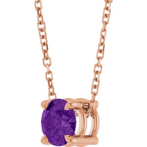Solitaire Slide Necklace or Pendant