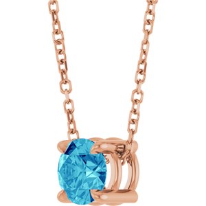 Solitaire Slide Necklace or Pendant