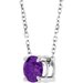 Solitaire Slide Necklace or Pendant