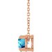 Solitaire Slide Necklace or Pendant