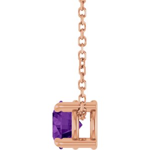 Solitaire Slide Necklace or Pendant