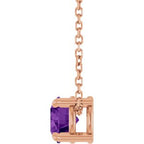 Solitaire Slide Necklace or Pendant