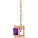 Solitaire Slide Necklace or Pendant