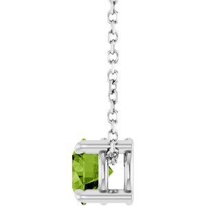 Solitaire Slide Necklace or Pendant