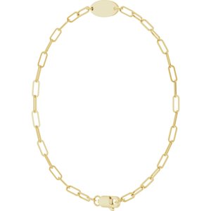 Engravable Oval Bracelet