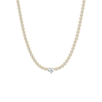 13 ⅓ ctw Round LGD Heart Center Tennis Necklace - 18 Inches - Signature Collection