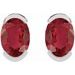 Half-Bezel Solitaire Stud Earrings