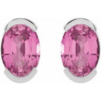 Half-Bezel Solitaire Stud Earrings