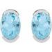 Half-Bezel Solitaire Stud Earrings