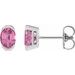 Half-Bezel Solitaire Stud Earrings