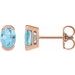 Half-Bezel Solitaire Stud Earrings