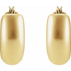 Electroform Hoop Earrings