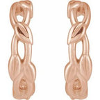 Nature Hoop Earrings