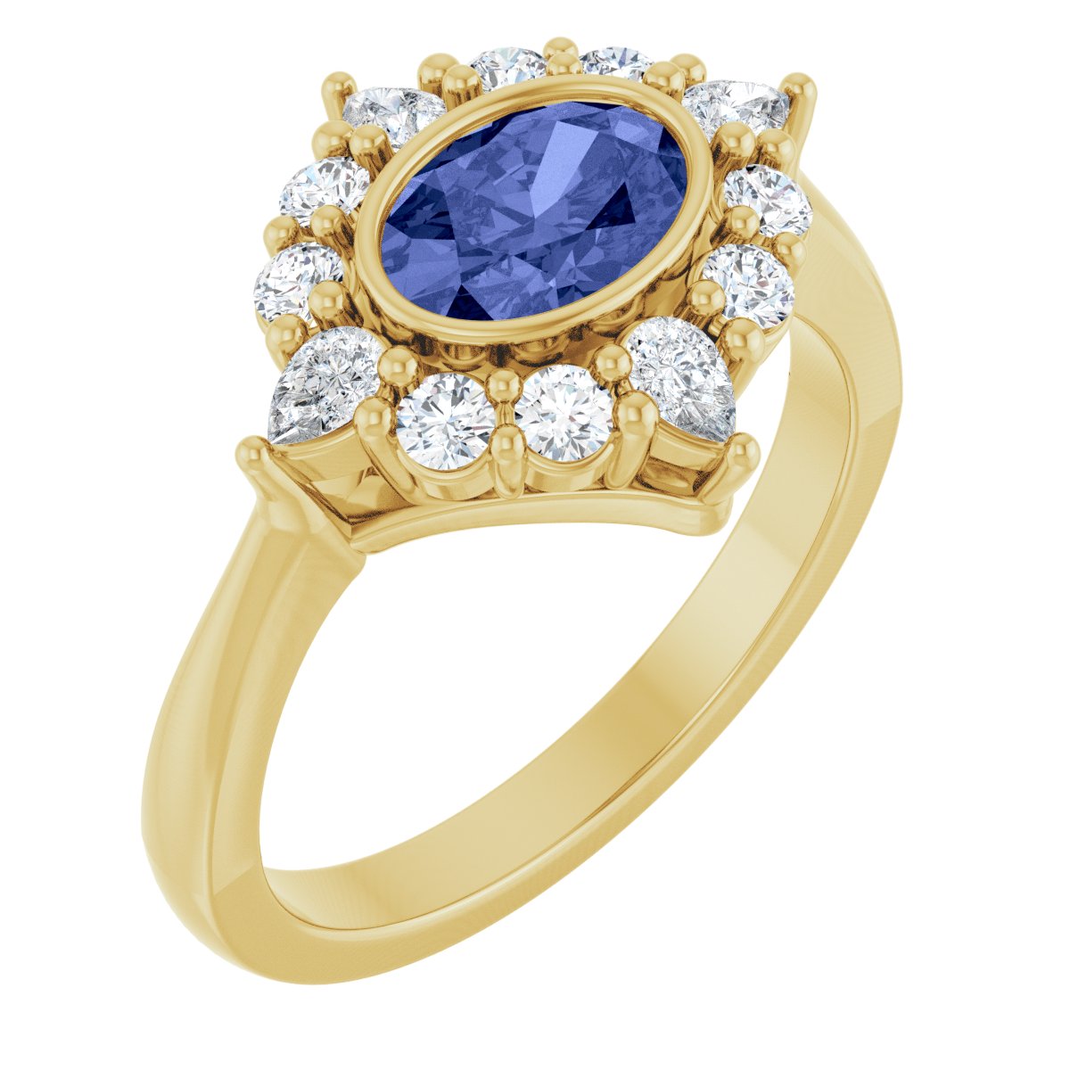 Halo-Style Ring