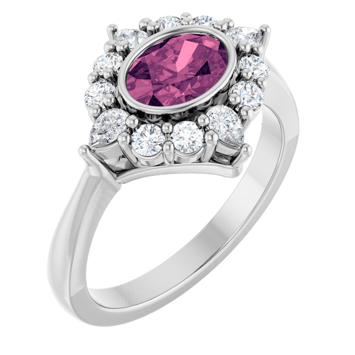Halo-Style Ring