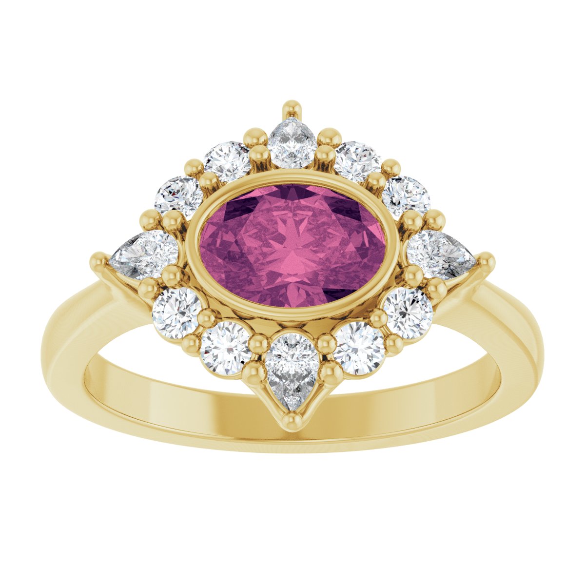 Halo-Style Ring