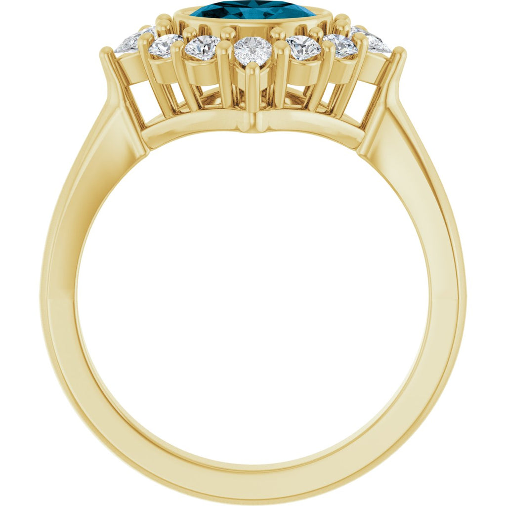 Halo-Style Ring
