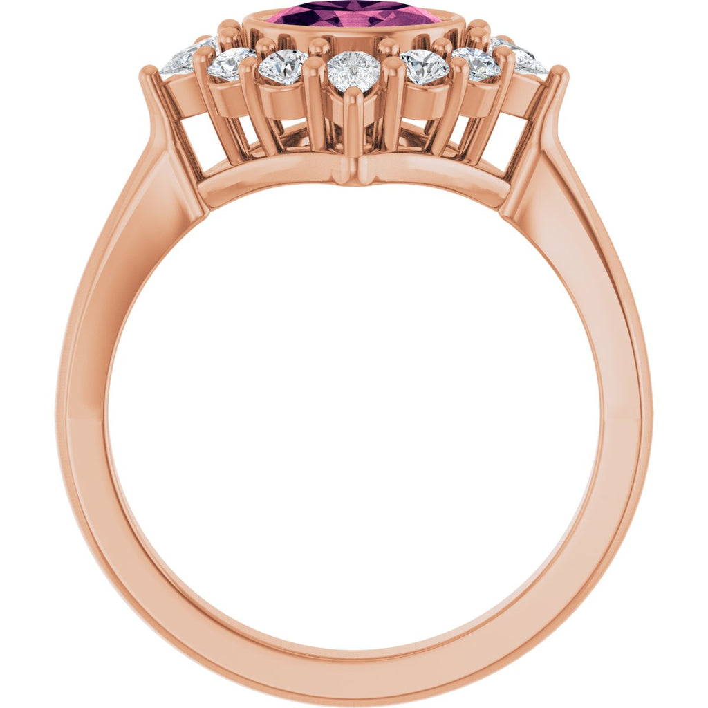 Halo-Style Ring