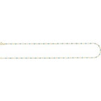 2 mm Enamel Bead Adjustable Chain