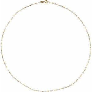 2 mm Enamel Bead Adjustable Chain