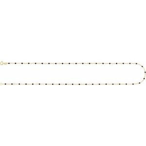 2 mm Enamel Bead Adjustable Chain