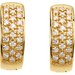 Accented Huggie Earrings