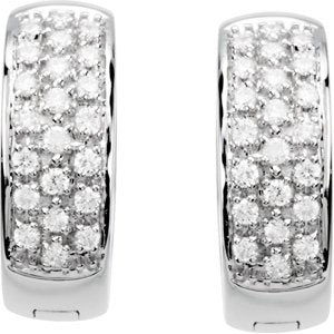 Accented Huggie Earrings