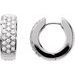 Accented Huggie Earrings
