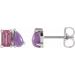 Two-Stone Stud Earring