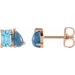Two-Stone Stud Earring