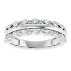 Double Row Anniversary Band