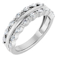 Double Row Anniversary Band